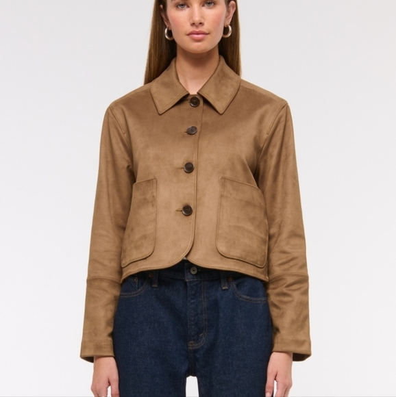 Women's Tan Jacket - Picture 5 of 5